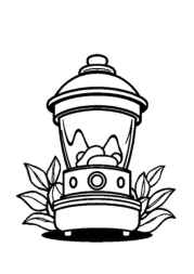 Kitchen Coloring Book B6862464 (12 Coloring Pages)