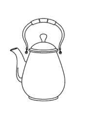 Kitchen Coloring Book B6862464 (12 Coloring Pages)