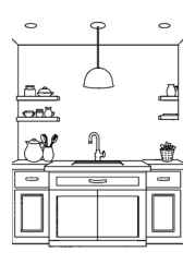 Kitchen Coloring Book D79ADBF0 (12 Coloring Pages)