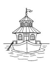 Lake Houses Coloring Book 1CE4AD9D (12 Coloring Pages)