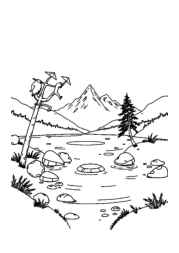 Lake Houses Coloring Book 1CE4AD9D (12 Coloring Pages)
