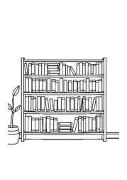 Living Room Coloring Book 9A3F0BA4 (12 Coloring Pages)