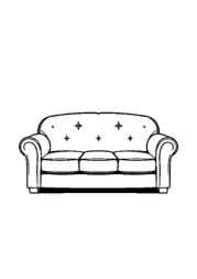 Living Room Coloring Book 9A3F0BA4 (12 Coloring Pages)