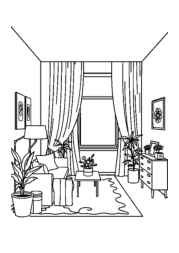 Loft Coloring Book EF15395E (12 Coloring Pages)