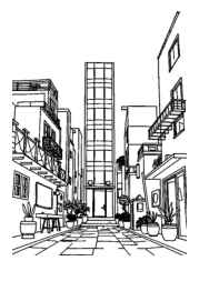 Loft Coloring Book EF15395E (12 Coloring Pages)