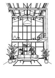 Loft Coloring Book EF15395E (12 Coloring Pages)