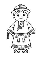 Lunar New Year Coloring Book 07D1C028 (12 Coloring Pages)