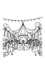 Lunar New Year Coloring Book EAAEB9D7 (12 Coloring Pages)