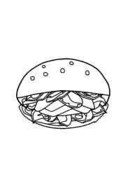 Mexican Food Coloring Book 13039709 (12 Coloring Pages)