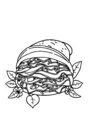 Mexican Food Coloring Book 676CF53D (12 Coloring Pages)