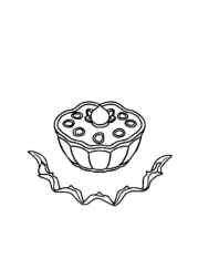 Mexican Food Coloring Book 6760102E (12 Coloring Pages)