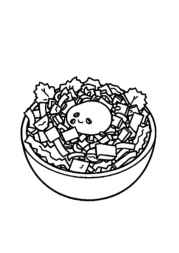 Mexican Food Coloring Book 6760102E (12 Coloring Pages)