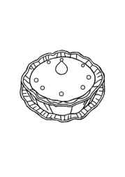 Mexican Food Coloring Book AEFD831E (12 Coloring Pages)