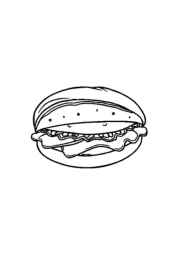 Mexican Food Coloring Book AEFD831E (12 Coloring Pages)