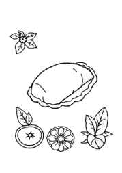 Mexican Food Coloring Book AEFD831E (12 Coloring Pages)