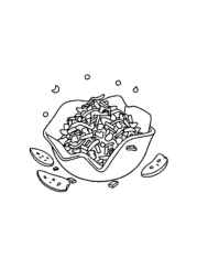 Mexican Food Coloring Book CEC105CD (12 Coloring Pages)