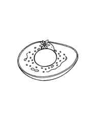 Mexican Food Coloring Book CEC105CD (12 Coloring Pages)