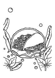 Mexican Food Coloring Book CEC105CD (12 Coloring Pages)