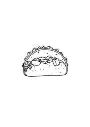 Mexican Food Coloring Book D538D943 (12 Coloring Pages)