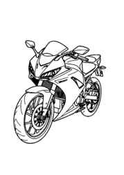 Motorcycles Coloring Book 12084569 (12 Coloring Pages)