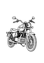 Motorcycles Coloring Book 12084569 (12 Coloring Pages)
