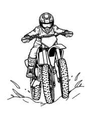 Motorcycles Coloring Book 12084569 (12 Coloring Pages)