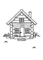 Mountain House Coloring Book 195A9285 (12 Coloring Pages)