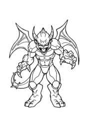 Mutants Coloring Book 392886EA (12 Coloring Pages)