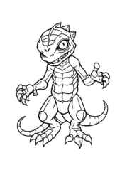 Mutants Coloring Book 392886EA (12 Coloring Pages)