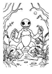 Mutants Coloring Book 392886EA (12 Coloring Pages)