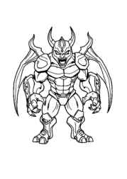 Mutants Coloring Book A1B96243 (12 Coloring Pages)