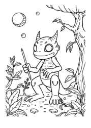 Mutants Coloring Book A1B96243 (12 Coloring Pages)
