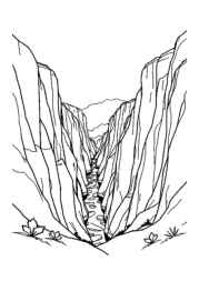 Natural Landscapes Coloring Book EAD20869 (12 Coloring Pages)