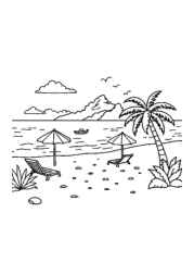 Natural Landscapes Coloring Book EAD20869 (12 Coloring Pages)