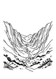 Natural Landscapes Coloring Book EAD20869 (12 Coloring Pages)