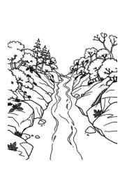 Natural Landscapes Coloring Book EAD20869 (12 Coloring Pages)