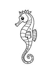 Ocean Animals Coloring Book 2830A077 (12 Coloring Pages)