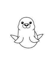 Ocean Animals Coloring Book ECFFCF7E (12 Coloring Pages)