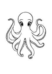 Ocean Animals Coloring Book ECFFCF7E (12 Coloring Pages)