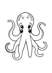 Ocean Animals Coloring Book F60FCFAE (12 Coloring Pages)