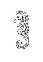 Ocean Animals Coloring Book F60FCFAE (12 Coloring Pages)