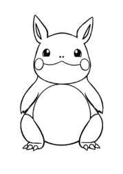 Pokemon Coloring Book 072876AF (12 Coloring Pages)