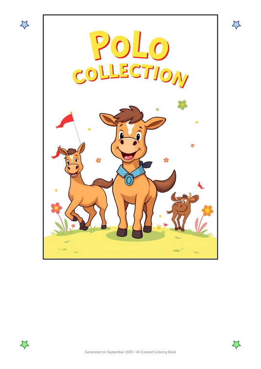 Polo Coloring Book 63C2DAF6 (12 Coloring Pages)