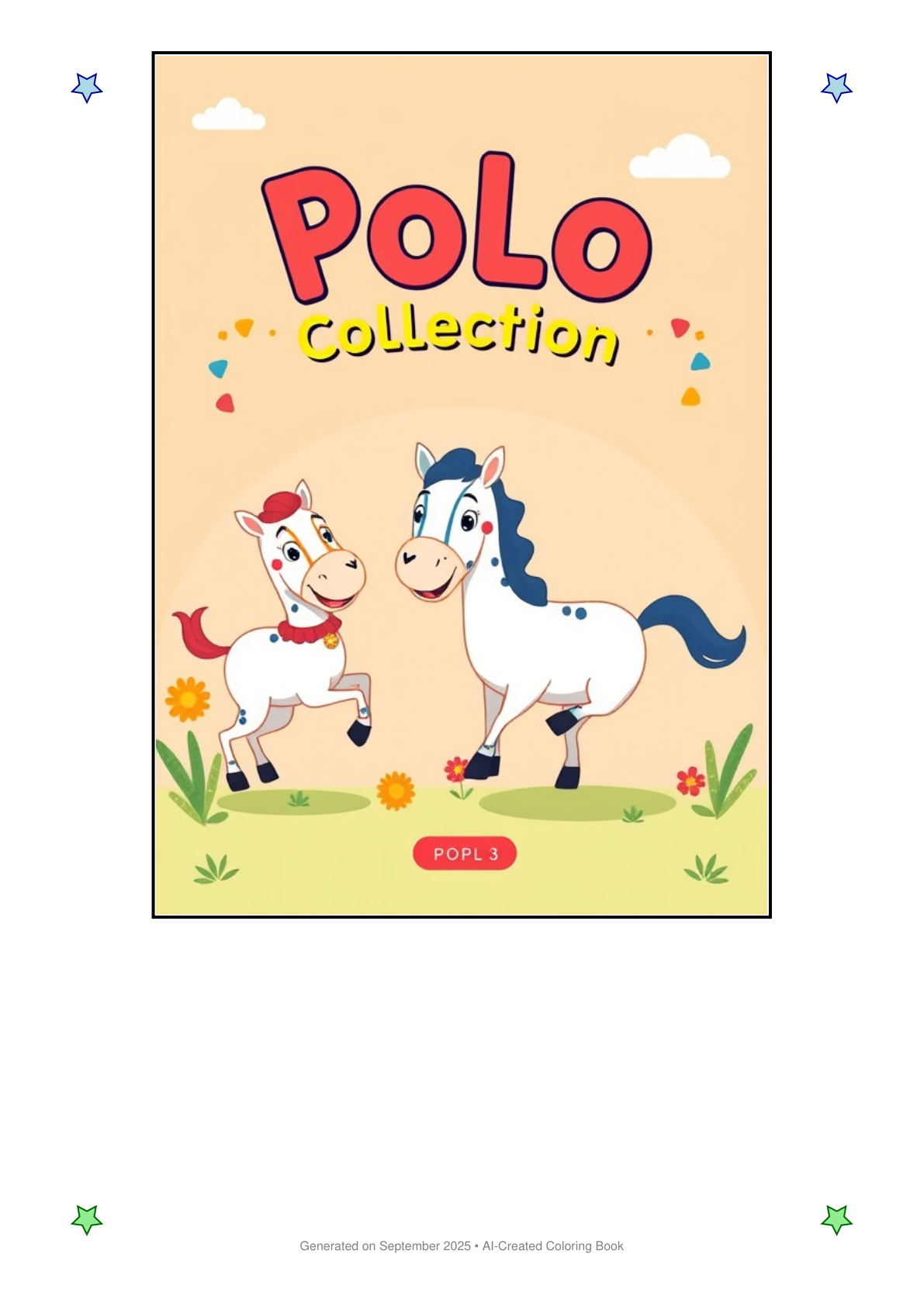 Polo Coloring Book AAF73A52 (12 Coloring Pages)