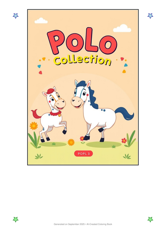 Polo Coloring Book AAF73A52 (12 Coloring Pages)