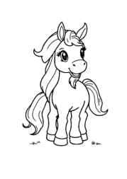 Pony Gaia Coloring Book 0CDDA3A2 (12 Coloring Pages)
