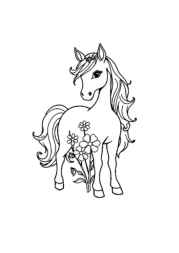 Pony Gaia Coloring Book BBE7A1CE (12 Coloring Pages)