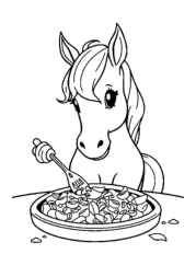 Pony Gaia Coloring Book BBE7A1CE (12 Coloring Pages)