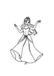Princess Lily Coloring Book 0E3C234C (12 Coloring Pages)