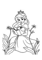 Princess Lily Coloring Book 0E3C234C (12 Coloring Pages)